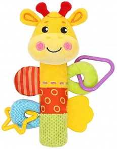 Пищалка с погремушками Жирафики (Жирафики, 939707)
