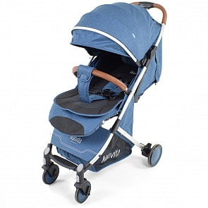 Прогулочная коляска Nuovita Giro, цвет джинсовый, шасси серебристое (Nuovita, D289_719)