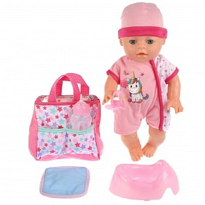 Интерактивный пупс, пьет и писает, с аксессуарами (YL1724A)