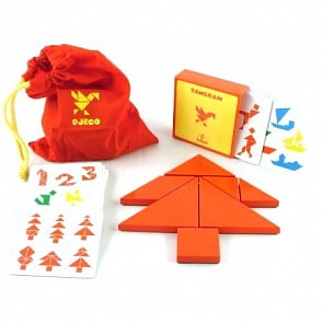 Настольная игра-головоломка - Танграм магнитный (Djeco, 03132k)