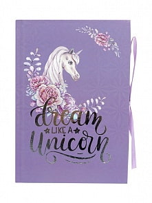 Планнер с дизайном Единорог сказочный, формат А5, фиолетовый (МихиМихи, MM07206)
