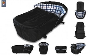Утеплитель для санок с конвертом для ног – Шустрик, Люкс (RT, 2757RT)