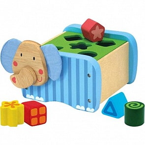 Деревянная игрушка сортер Слон (I`M TOY, 21090)