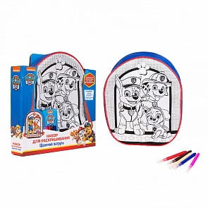 Рюкзак для росписи ТМ Paw Patrol – Щенячий патруль (Росмэн, 36905)
