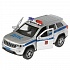 Инерционный металлический Jeep Grand Cherokee – Полиция, 12 см, цвет серебро  - миниатюра №2