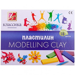 Пластилин – Классика, 18 цветов (Луч, 20С1330-08)