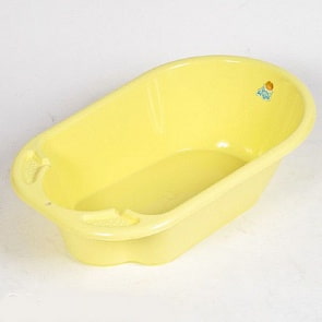 Ванночка детская Дельфин, 84 см., желтая пастельная (Little Angel, LA2901ЖТП-1PS)