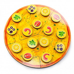 Деревянный пазл Собери Пиццу с морепродуктами (Paremo, PE720-59)