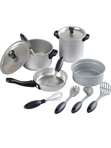 Игровой набор металлической посуды, 12 предметов (Playgo, Play 6832)