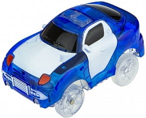 Машинка для гибкого трека - Синяя патрульная машина с 5 лампами (1Toy, Т16668СИН)