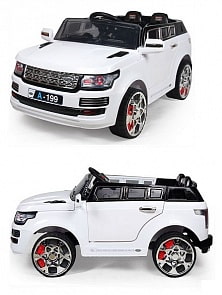 Электромобиль А199 LandRover Ralf 1, белый (RT, 4946RT)