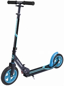 Самокат 2-х колесный складной - Topgear Cross, черно-бирзовый (Topgear, Т14772)