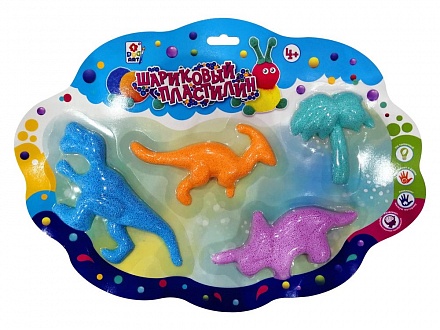 Набор шарикового пластилина - Динозавры 