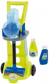 Детская тележка для уборки с пылесосом и аксессуарами (Ecoiffier, ECO1761)