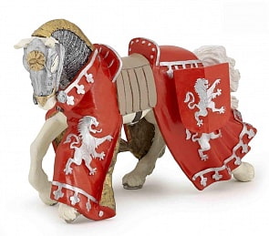 Фигурка красного коня принца Ричарда (Papo, 39772_papo)