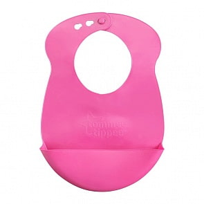 Гибкий нагрудник, розовый (Tommee Tippee, 46351491-1st)