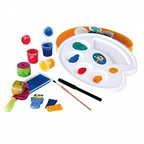 Игровой набор с палитрой для рисования (PlayGo, Play7652)