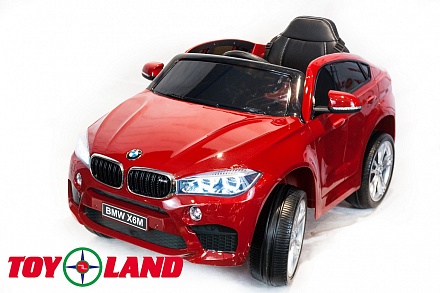Электромобиль ToyLand BMW X6 mini красного цвета 