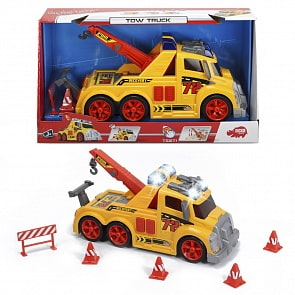 Грузовик для буксировки, со светом и звуком, свободный ход, 33 см (Dickie Toys, 3308359)