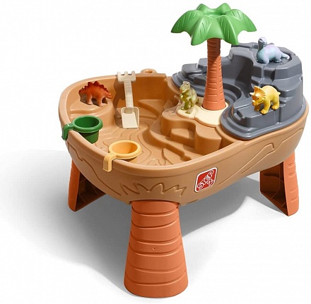 Столик для игр с водой и песком Дино 