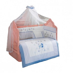 Комплект из 4 предметов серии Panda, Blue (Kidboo, 00-0012970)