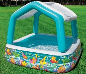 Бассейн надувной детский с навесом от солнца (Intex, 57470)