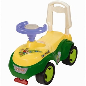 Машинка-каталка - Джип, зелено-желтый (RC-603-2sim)