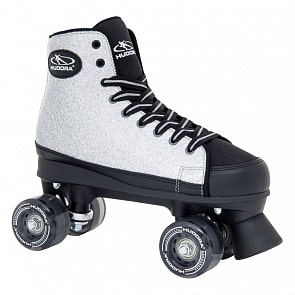Ролики Roller Skates Silver Glamour, серые, размер 39 (Hudora, 13063)