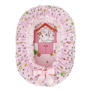 Подушка-валик 4 в 1 - Лошадка, розовый (Золотой Гусь, 8206)