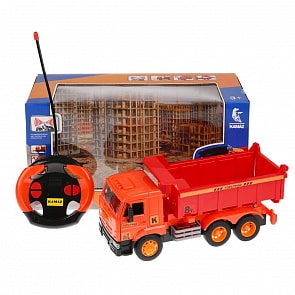 Радиоуправляемая машина Kamaz Самосвал, 27 см, свет (Технопарк, WY1001K)