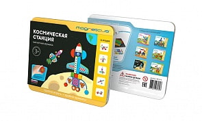 Мягкая магнитная мозаика - Космическая станция, с вращающимися элементами (Magneticus, MC-013)