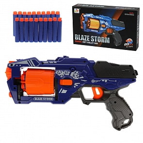 Бластер с 20 мягкими пулями (Наша игрушка, ZC7092)