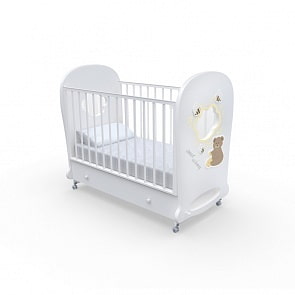 Детская кровать Nuovita Stanzione Honey Bear swing Bianco / Белый (Nuovita, NUO-HBE_249)