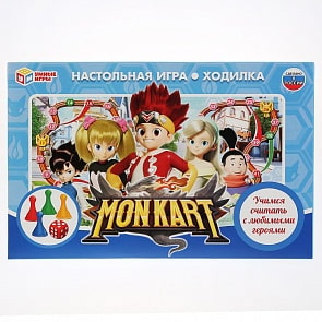 Настольная игра-ходилка из серии Умные Игры - Мон Карт (Умка, 4690590193921)