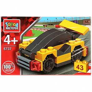 Конструктор из серии Ралли - Спорткар, 43 детали (Город мастеров, 5737-BY)