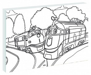 Роспись по холсту Chuggington «Чаггингтон» (Росмэн, 19351ros)