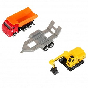 Набор из 2 машин с прицепом, 7,5 см (Технопарк, SB-15-47WB-1)