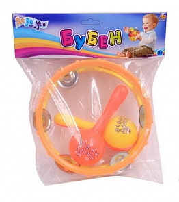 Набор музыкальных инструментов - Бубен и маракасы (ABtoys,  D-00055)