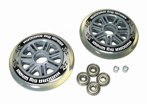 Колеса для самокатов Big Wheel, диаметр 125 мм, прозрачные (Hudora, 14606)