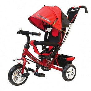 Велосипед 3-х колесный с ручкой управления - Lexus Trike, красный, колеса EVA (Lexus Trike, 950-108-REDsim)