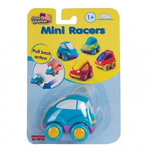 Инерционная гоночная машина Mini Racers, синяя (Hap-p-Kid, 315C)