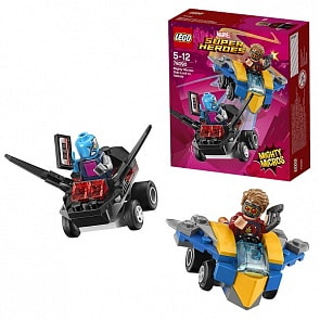 Конструктор Lego Super Heroes - Mighty Micros: Звездный Лорд против Небулы (Lego, 76090)