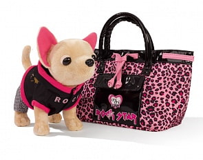 Плюшевая собачка Рок Звезда в сумочке (Simba, 5894842)