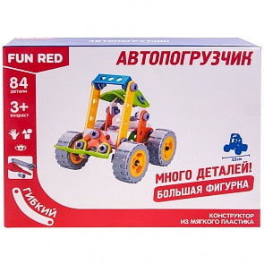 Конструктор гибкий - Автопогрузчик, 84 детали (Fun Red, FRCF011)