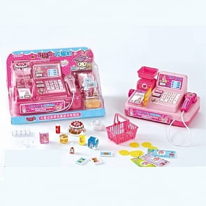 Кассовый аппарат с продуктами, свет и звук (B1850810)