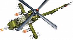 Конструктор Военный вертолёт (BANBAO, 8238) - миниатюра