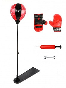 Набор для бокса на подставке: надувная груша, перчатки, насос (Shantou Gepai, b1758038)