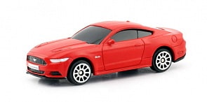 Металлическая машина RMZ City - Ford Mustang 2015, 1:64, цвет красный матовый (Uni-Fortune Toys Industrial Ltd, 344028SM(A)