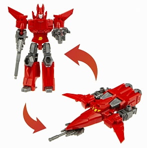 Робот-трансформер - Звездный защитник, 13 см, собирается в космолет (1Toy, Т16578)