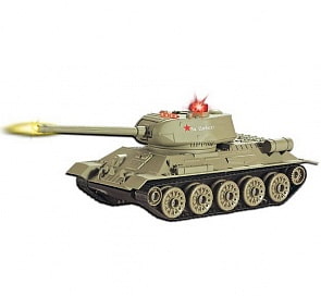 Танк на радиоуправлении Т-34 со светом и звуком (Abtoys, C-00136)